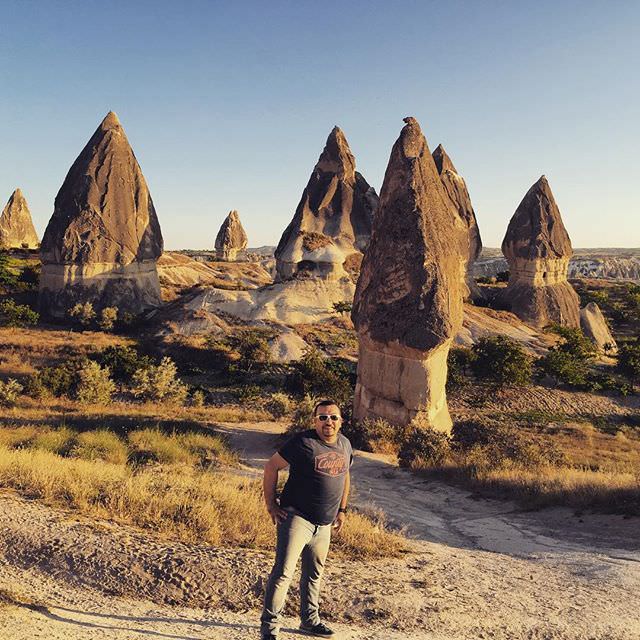Me there at #Cappadocia #capadokya #natural #formations #turkiye #turkey #breathtaking #view