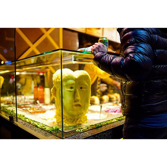 place in . The cheese is so sad because of the cold.